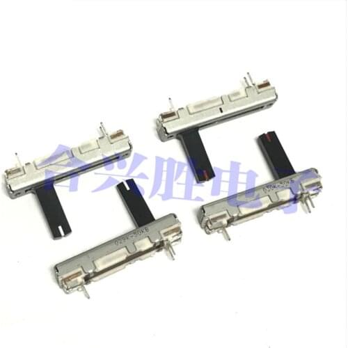 Sliding potentiometer 3.5 cm B50K microphone radio intercom volume adjustment fader shaft length 15mm