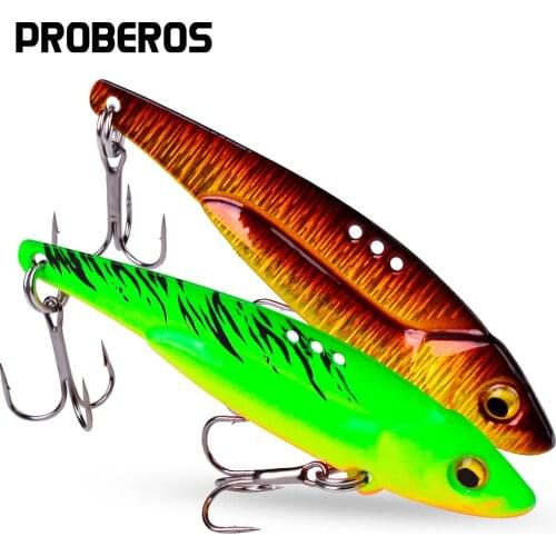 PROBEROS 1PCS Metal Fishing Lures 5-7-12-17-20g Vibration Jig Baits Artificial Hard Baits Bass Jigging Lures Fishing Tackle
