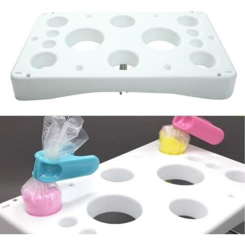 Folding Cake Piping Bag Rack Pastry Bag Stand Piping Bag Holder Cake Decor Tool