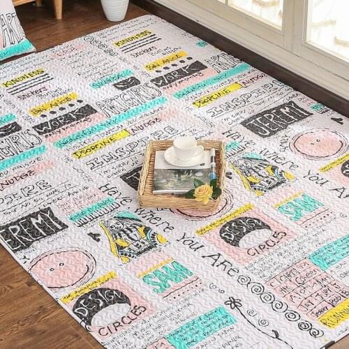 Nordic Style Modern Large Carpets For Living Room Soft Bedroom Floor Mats Sofa Table Area Rug Washable Carpets For Kids Room