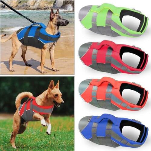 Dog Life Vest Summer Reflective Pet Life Jacket Dog Safety Clothes Dogs Swimwear Pets Safety Swimming Suit Chaleco Salvavidas