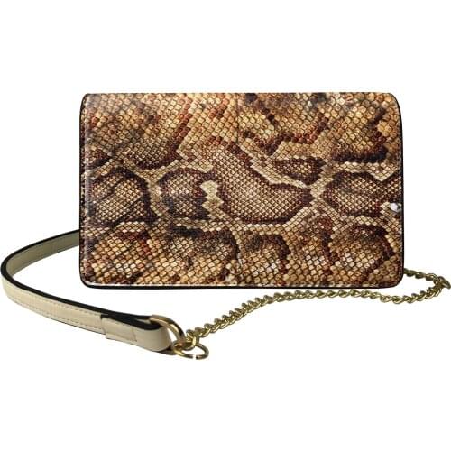 HYCOOL 2021 Classic Fashion Serpentine Printed Crossbody Bags Women Dinner Party Luxury Handbags Durable Shoulder Bags Ladies