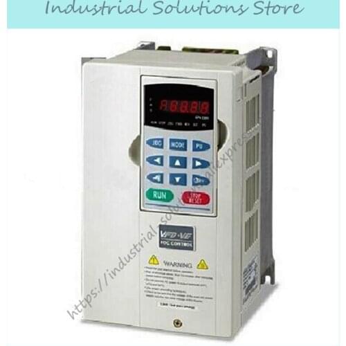 Input 3PH 220V Output 3PH Inverter VE Series VFD185V23A-2 0~240V 75A 0~600Hz 18.5kW 25HP New Original