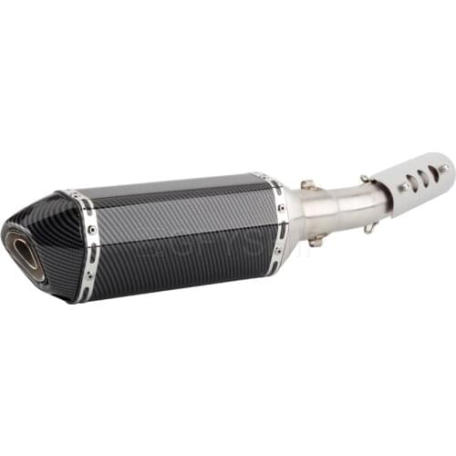 For Yamaha Tenere 700 2019 2020 2021 XTZ690 XTZ700 T7 T700 Escape Slip-on Motorcycle Exhaust Muffler With Mid Link Pipe