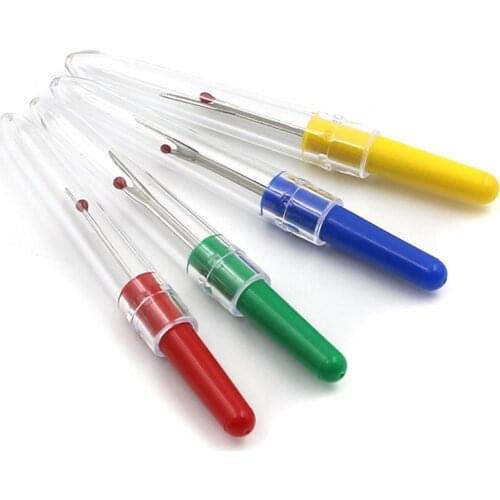 1PCSMini cross stitch household sewing machine sharp multicolor PE handle clothing accessories DIY accessories broken buttonhole