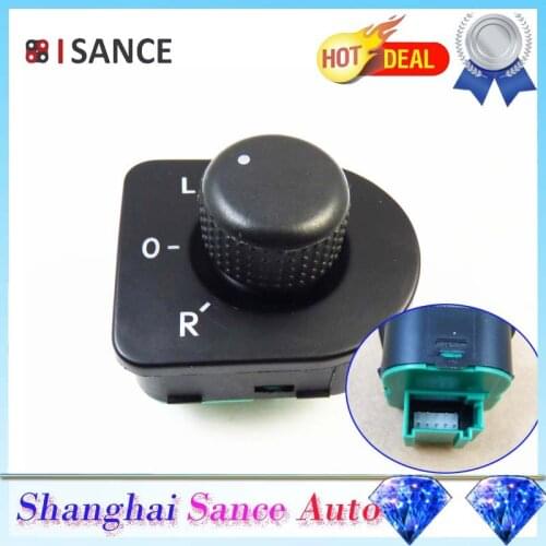 ISANCE Mirror Switch Mirrors Swich Knob 1J1959565A For Volkswagen VW Golf IV & Jetta 1999 2000 2001 2002 2003 2004 2005