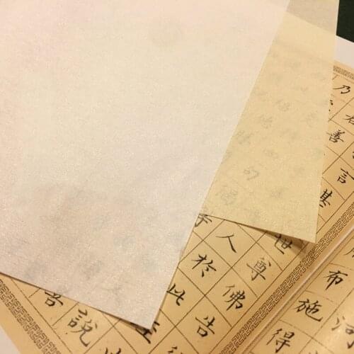 10/20sheets/lot Chinese Calligraphy Painting Xuan Paper Calligraphy Paper with Golden Spots Handamde Half Ripe Yanpi Xuan Zhi