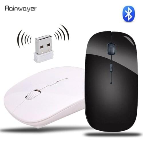 2.4G Wireless mouse computer with USB Receiver Ultra Thin Mouse for compute USB Optical Mice For Laptop PC office accessories