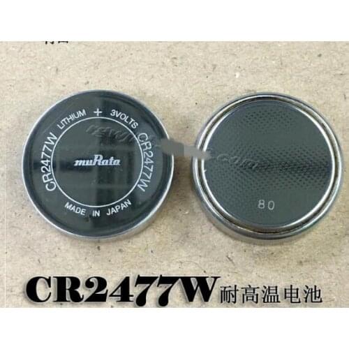 2PCS Japan original CR2477W high temperature 3V battery instead of BR2477A CR2477