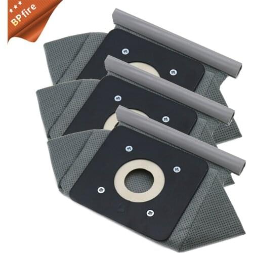 3pcs ashable Dust Bag Replacement for Electrolux haier Vacuum Cleaner Bag Non Woven Bags 110mm*100mm Plastic tray W