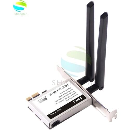 Desktop PCi-e 1200Mbps WiFi MU-MIMO Wireless-AC 8265 802.11AC PCI Express Antenna Adapter for Intel 8265ac + Bluetooth 4.2
