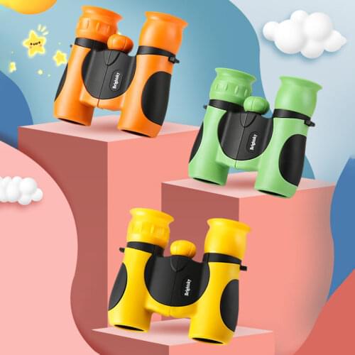8X21 Binoculars Childrens Portable Color Eyeglasses Optical Stereo Binocular Professional Spotting Scope Binoculares Telescope