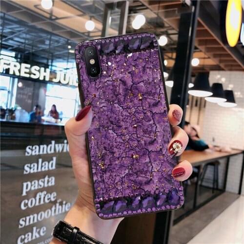 Bling Glitter Sequins Diamond Marble Case For OPPO A9 2020 Phone Cover For OPPO A8 A31 A91 A5S A7 A59 A83 A53 A72 A92 A15 Reno 2