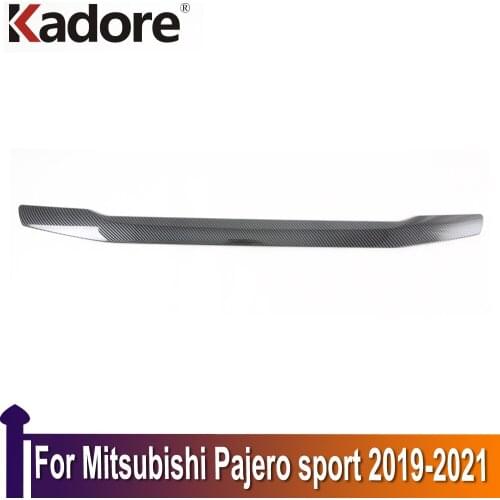 For Mitsubishi Pajero sport /Montero sport /Shogun sport 2019-2021 Rear Trunk Lid Bumper Trim Protector Sill Strip Accessories