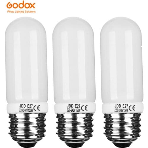 Godox 3PCS 150W Photo Light Modeling Lamp Bulb for Studio Strobe Flash