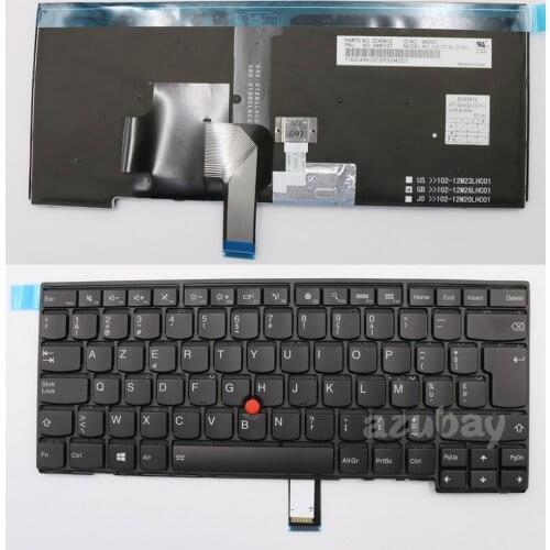 Greek Greece GK Keyboard for Lenovo Thinkpad T440 T440P T440S T431S T450 T450S T460 04X0114 04X0152 01AX323 00HW850, Backlit New