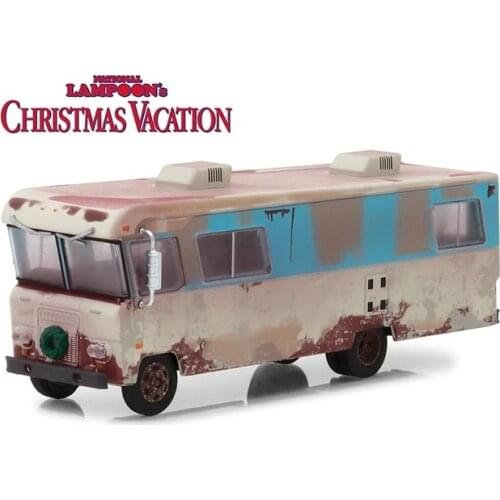 GREENLIGHT 1/64 1972 condor II RV Camper van Crazy Christmas Vacation Limited collection of die-casting alloy car models