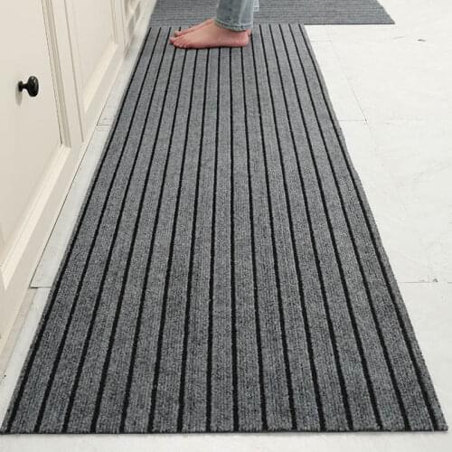 Kitchen Mat Anti Slip Kitchen Carpet for Floor Stripe Long Hallway Mat Entrance Doormat Rugs for Bedroom Living Room Bath Mats