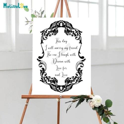 Love Quote Decal Wedding Stickers Vintage Reception Sign Vinyl Decal Quote Wood Board Chalkboard Sticker Wedding Decals B709