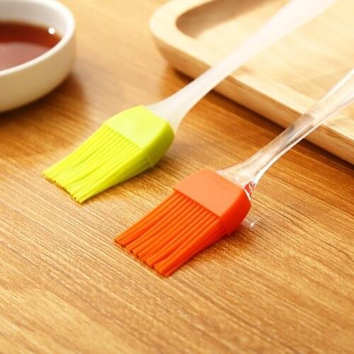 Oil brush kitchen pancake edible baking small brush household high temperature resistant non-linting silicone barbecue oil brush