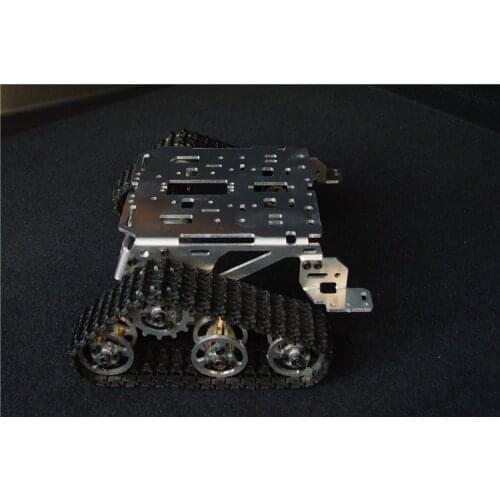 Metal Smart Robot Tank Chassis S200 Kit For Arduino Uno R3 RC Tracked Car/Crawler With 2 Motors 2 Caterpillar Metal Structure