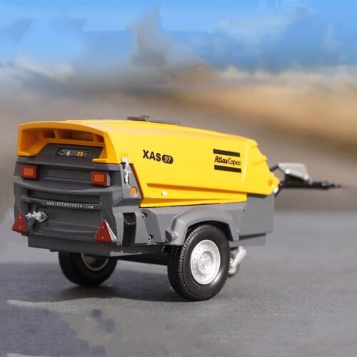 1/25 Metal Alloy Die-casting Car Model Atlas Copco XAS97 Diesel Generator Adult Collection Childrens Toy Gift Family Display