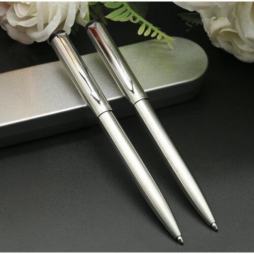 1.99 roller ball Pen Metal Mens and Womens Stationery Signature Roller Pen Office School Supplier 0.5mm Ink