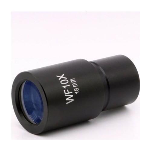 New WF10x /18mm Eyepiece with Reticle for Compound Microscope 23.2mm Tube