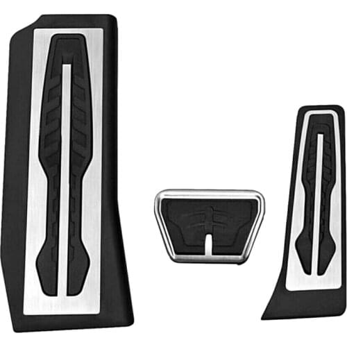For BMW 5-Series G30 G31 2017 Stainless Steel Car Accelerator Pedal Brake Pedals Cover Rest Pedals