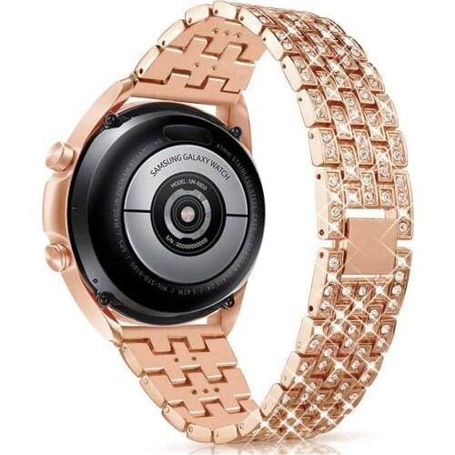 Women Stainless Steel Band for Samsung Galaxy Watch4 44mm 40mm Bands 20mm Bracelet for Galaxy Watch 4 Classic 46mm 42mm Strap