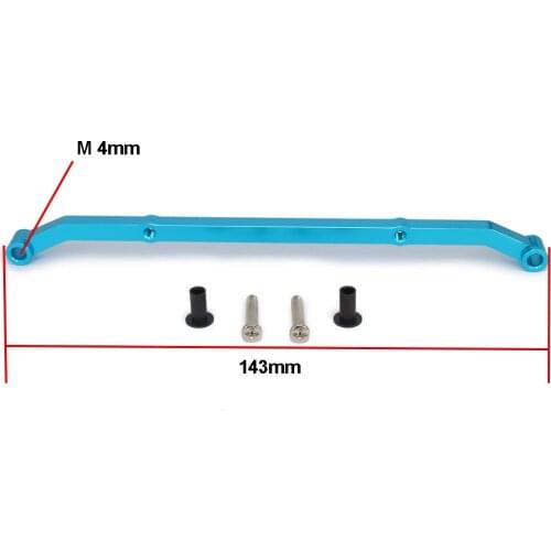 Machined Alloy Aluminum Steering Link Linkage Tie Rod For RC Car 1/10 AXIAL SCX10 Crawler Electric Upgraded Hop-up Parts SCX0009