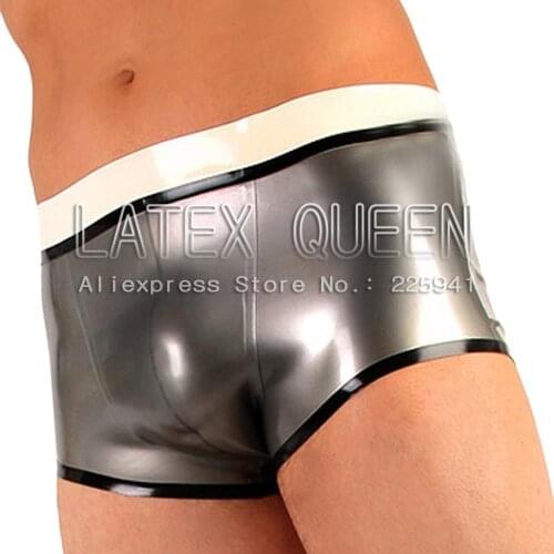 Sexy latex rubber pants for men