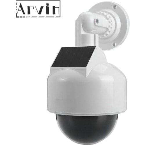 Solar Power Fake Camera Dome Camera Waterproof simulation Surveillance Dummy Surveillance Cameras ball monitor