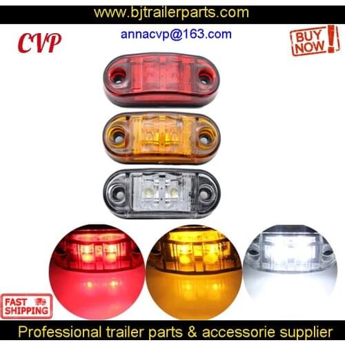 LED Side Marker Light Clearance Lamp Car Truck Trailer Caravan 10-30V, RV Parts Camper Caravan Accessories