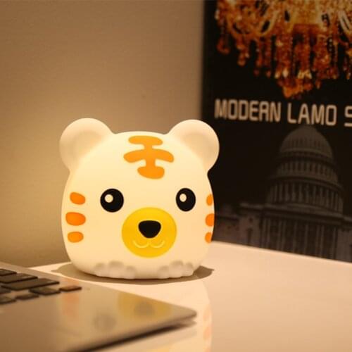 LED Night Light Bedroom Creative Dream Bedside Table Lamp Charging Light 7 Colors