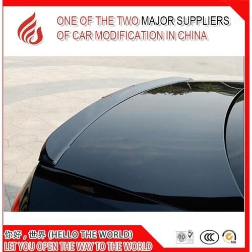 High quality ABS black white or primer unpainted color car car rear lip spoiler for Magotan 2017 2018
