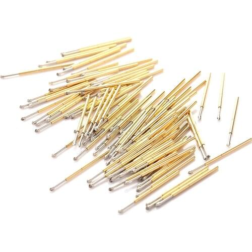 100PCS/pack P75-LM2 Spring Test Probe Needle Tube Outer Diameter 1.02mm Total Length 16.5mm PCB Special Probe