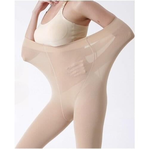 120D Velvet Spring Large Pantyhose Women Plus Size Tights Solid Color Breathable Sexy Super Elastic Big Nylon Pantyhose Female