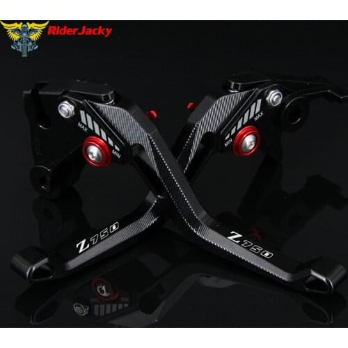 3D Rhombus Hollow design Motorcycle Adjustable Brake Clutch Lever For Kawasaki Z750 Z 750 (not Z750S model 2007-2012 2008 2009