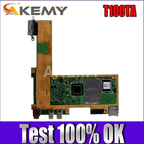 Akemy T100TA Laptop motherboard For Asus T100T T100TA Test original mainboard 64GB SSD