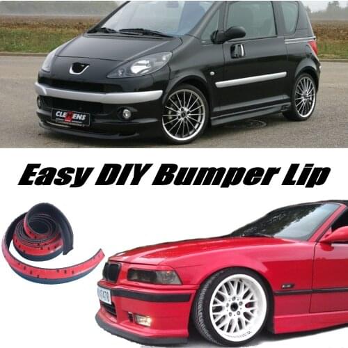 NOVOVISU Bumper Lip Deflector Lips For Peugeot 1007 2004~2009 Front Spoiler Skirt For Car View Tune / Body Kit / Strip