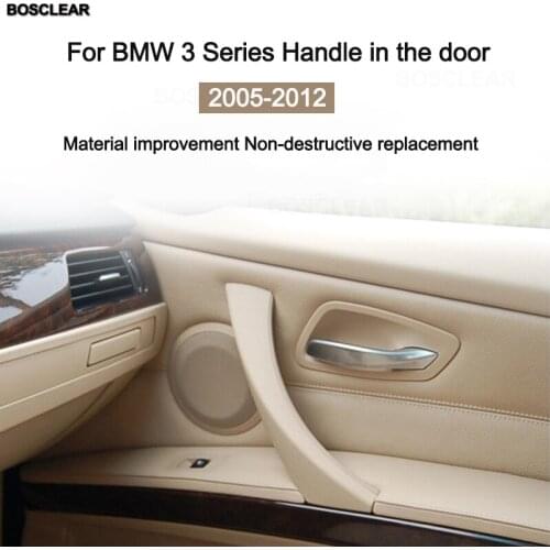 For BMW 3 series E90 E91 328 330 335 318 325 320 2012-04 Left Right Car Interior Handle Inner Door Armrest Panel Pull Trim Cover