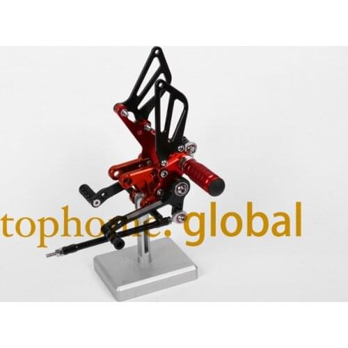 For Suzuki GSXR1000 2001 - 2004 CNC Rearsets Foot Pegs Rear Set 2002 2003 motorcycle footpeg Black&Red