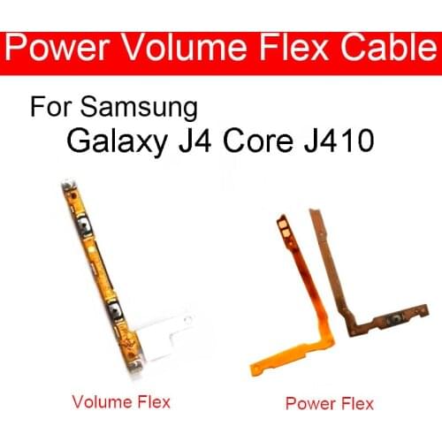 Volume & On Off Power Flex Cable For Samsung Galaxy J4 Core J4Core SM-J410G J410G Switch Key Side Button Flex Ribbon Cable