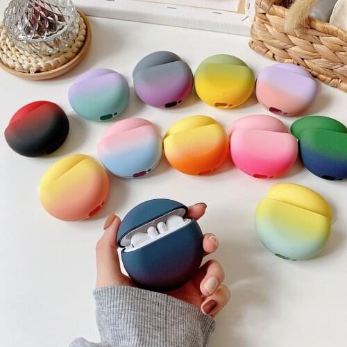 Gradient earphone Case For Huawei FreeBuds 3 Cover Cases Multicolor Protective delicate Skin for FreeBuds3 pro DropShipping