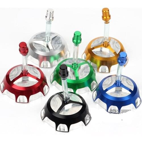 New Motorcycle CNC Colorful Billet Gas Fuel Petrol Tank Cap Cover For KLX BBR TTR CRF Chinese Dirt Pit Bike Quad 48.5/49.5MM