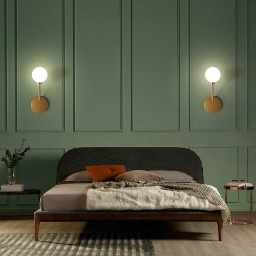 Loft wall light deco maison led corridor bedside bedroom lampara pared wall lights for home