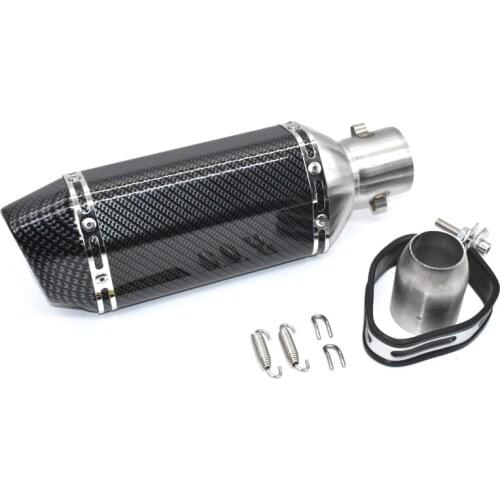 35-51mm Universal Motorcycle Exhaust Muffler Escape moto stickers db kiiller Muffler For benelli trk 502 R1 R3 R6 MT07 MT09 ak00