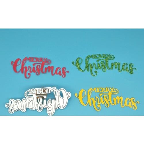 New Merry Christmas, Christmas metal cutting die, scrapbook, engraving stamps, paper card photo album decoration