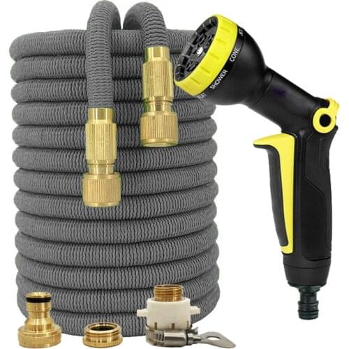 New Irrigation Hose High Pressure Car Wash Hose Vegetable Garden Watering Hose Retractable 1/2 Joint Water Gun Garden Hose